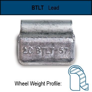 AA 0.25 oz Uncoated Wheel Weight (Lead)