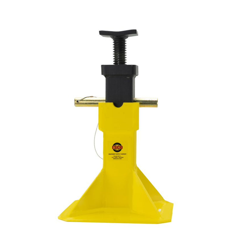 22 TON JACK STANDS WITH ADJUSTABLE SCREW TOP SADDLE
