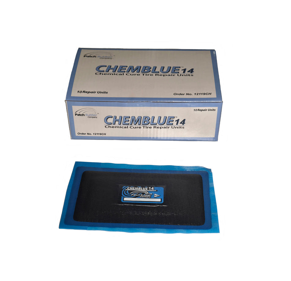 EMPLÂTRES CHEMBLUE POUR PNEU RADIAL RAD14 3" X 5-1/4" - 10/BOITE