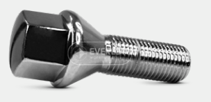 NOIX CHROMÉE UNIVERSELLE STYLE LUG M12 X 1.25 - 17MM HEX (28MM LONG)
