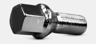 NOIX CHROMÉE UNIVERSELLE STYLE LUG 6-SPLINE 14 X 1.25 - 17MM HEX (28MM LONG)