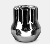 NOIX CHROMÉE UNIVERSELLE OUVERTE 7-SPLINE 14 X 1.50 (21MM LONG)