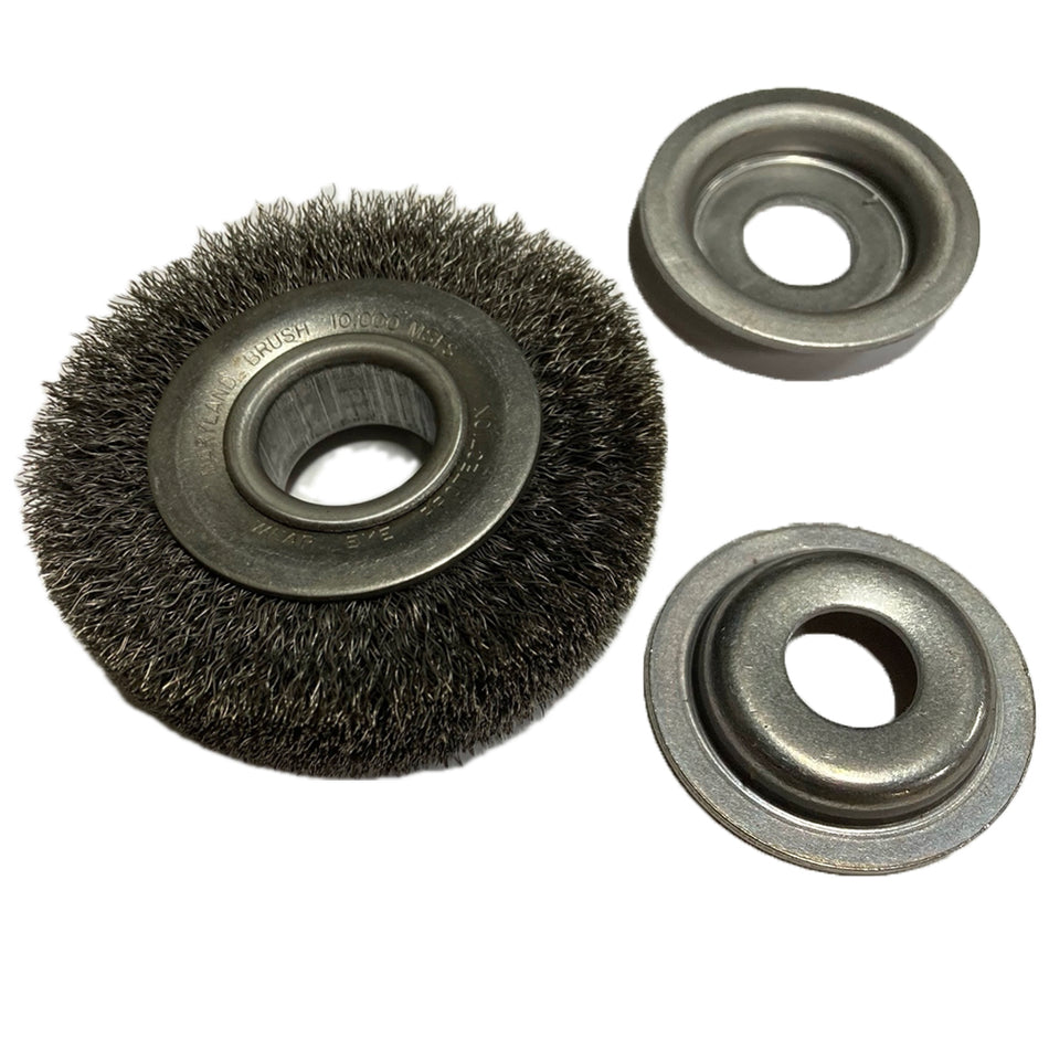 WIRE WHEEL BRUSH 4" X 1"