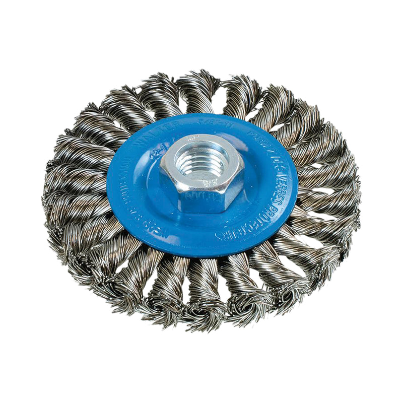 4" TWISTED WIRE BRUSH - 5/8" AH