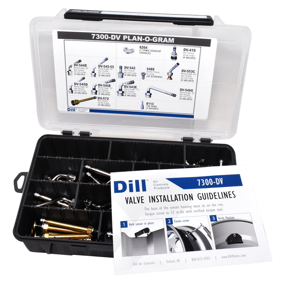 ENSEMBLE DE VALVES ET ACCESSOIRES POUR TPMS DE PNEU DE CAMION