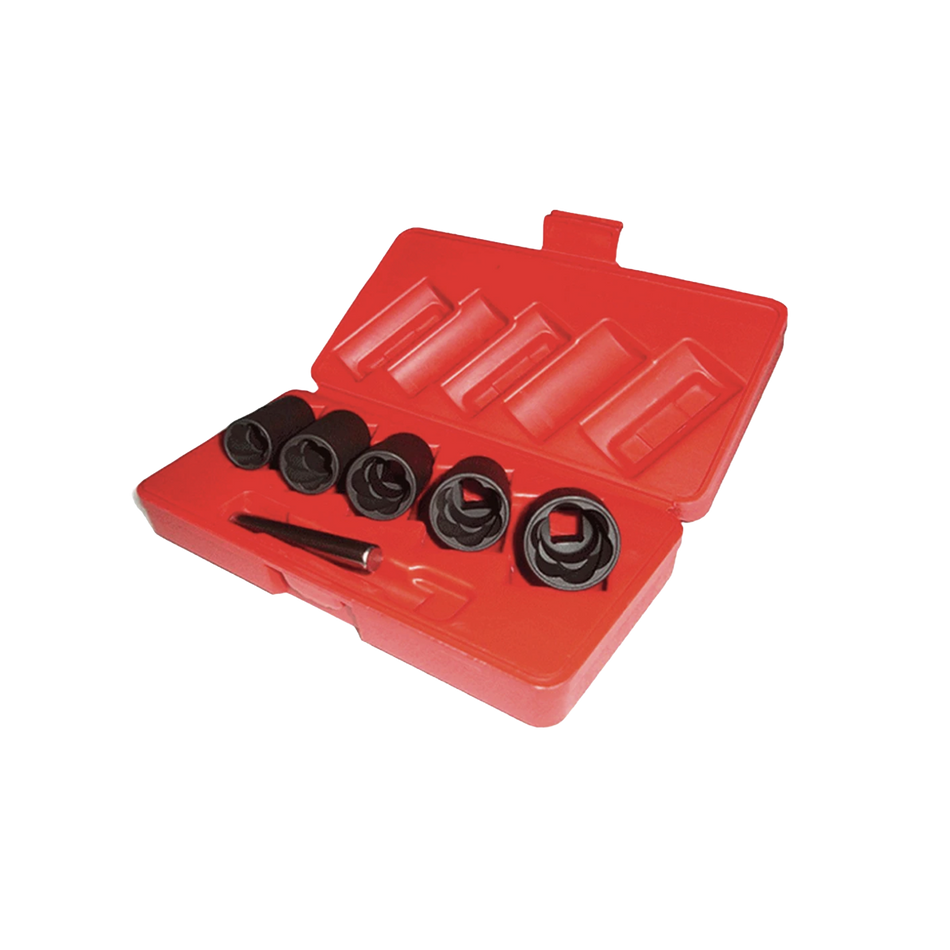 ENSEMBLE DE DOUILLES TWIST MÉTRIQUE POUR CLÉ À CHOCS 1/2" (6 PIÈCES)