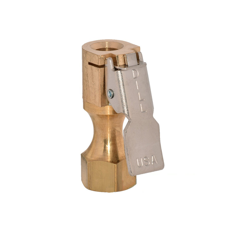 RACCORD DILL POUR GONFLER LES PNEUS 1/4" FPT FERMÉ (USA)