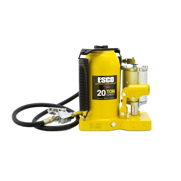 PREMIUM 20T AIR/HYDRAULIC BOTTLE JACK ESCO 10381