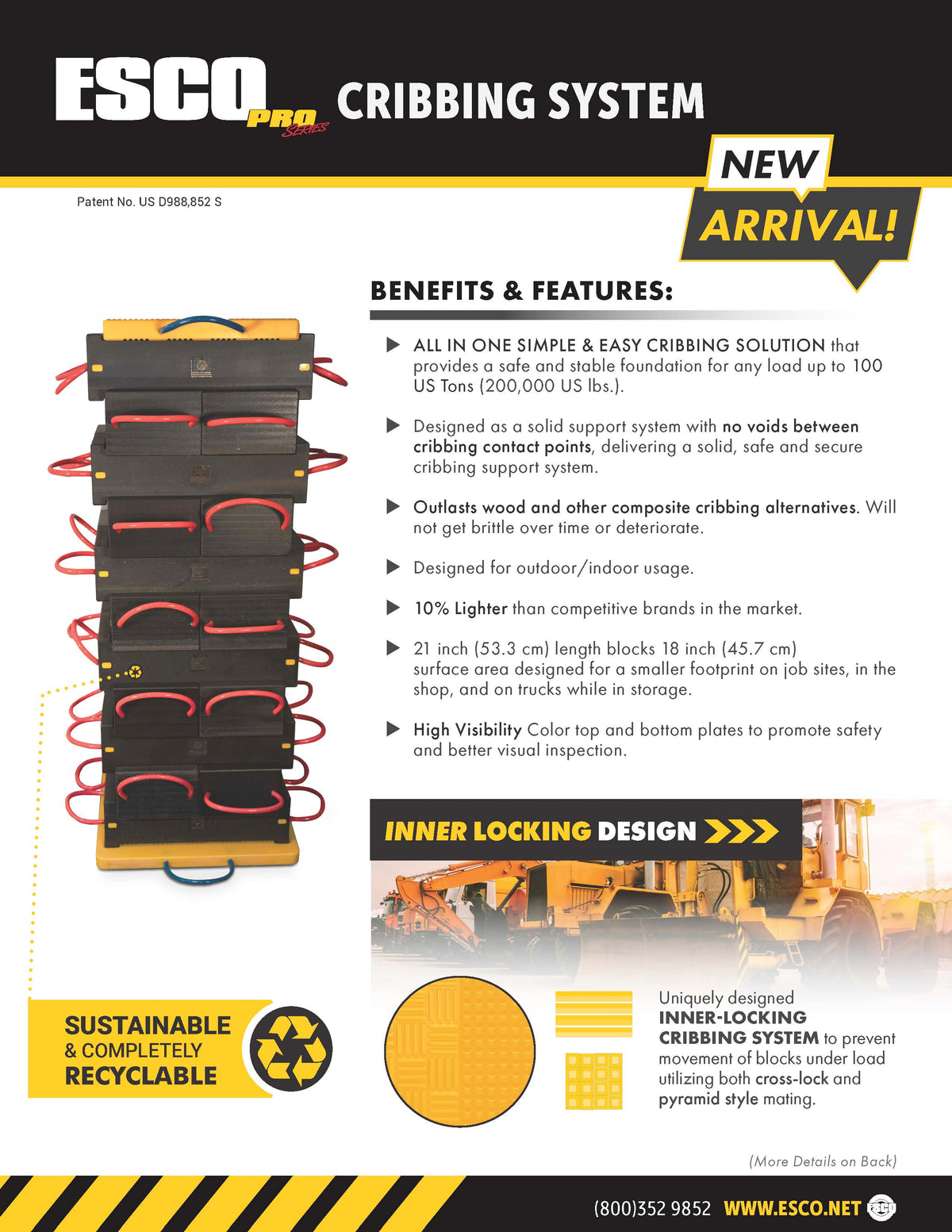 Cribbing Rings ESCO PRO SERIES CRIBBING SYSTEM (32.5