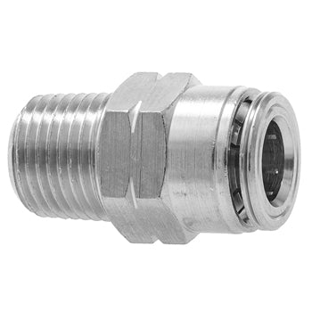 RACCORD DE LUBRIFICATION "PUSH-TO-CONNECT" 1/4" AVEC FILET MÂLE 1/8" (NPTF)