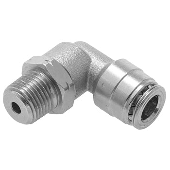 RACCORD DE LUBRIFICATION PUSH-TO-CONNECT 1/4" À 90° AVEC FILET MÂLE 1/8" (NPTF)