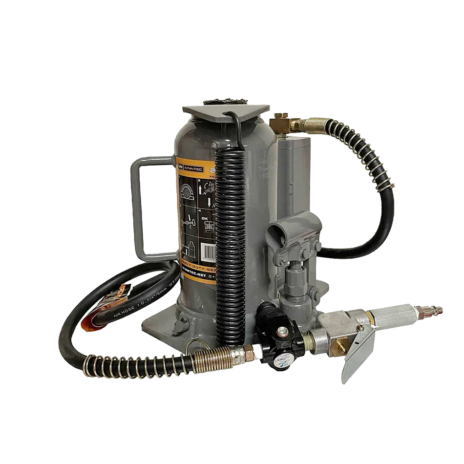 CRIC BOUTEILLE DE 20 TONNES – PNEUMATIQUE/HYDRAULIQUE – ROBUSTE