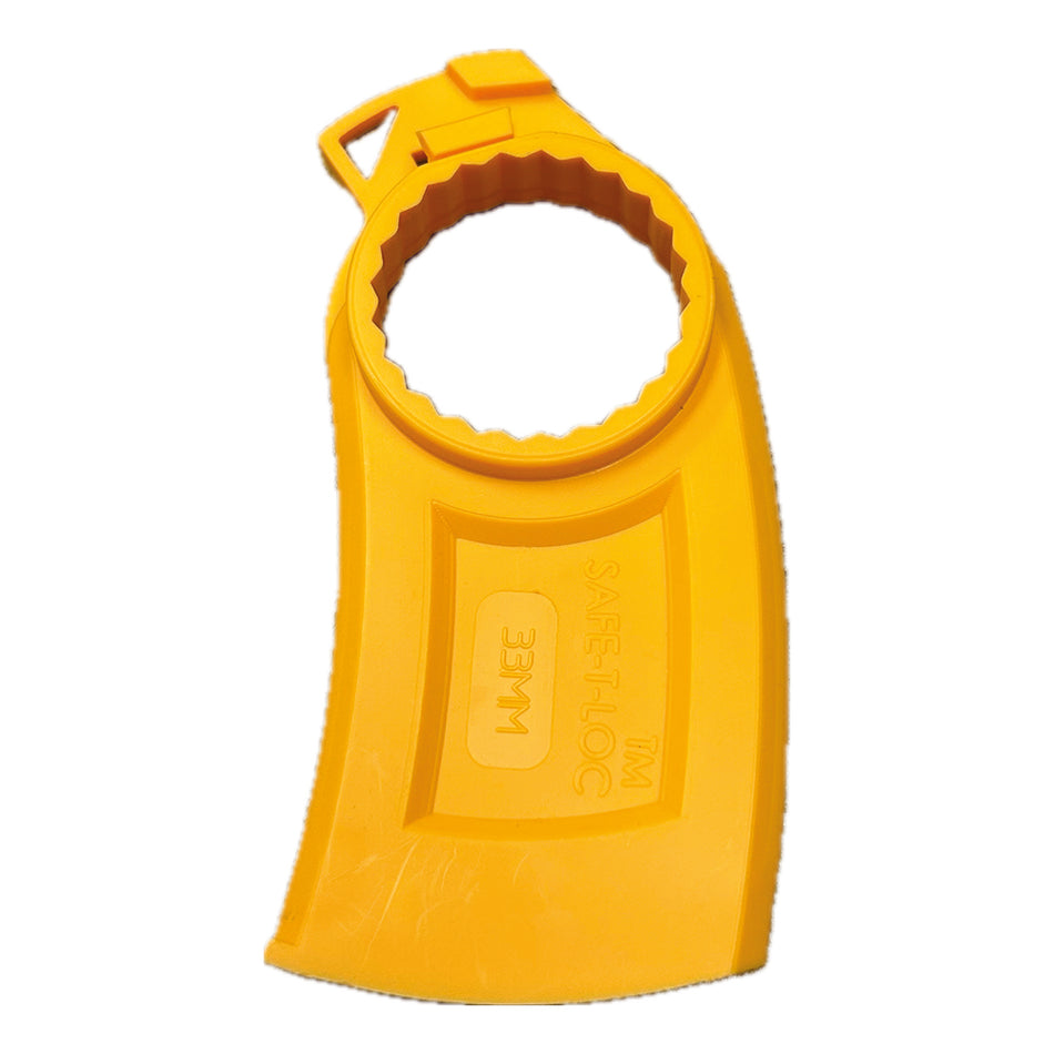 SYSTÈME DE SÉCURITÉ SAFE-T-LOC 33MM LONG (JAUNE-ORANGE)