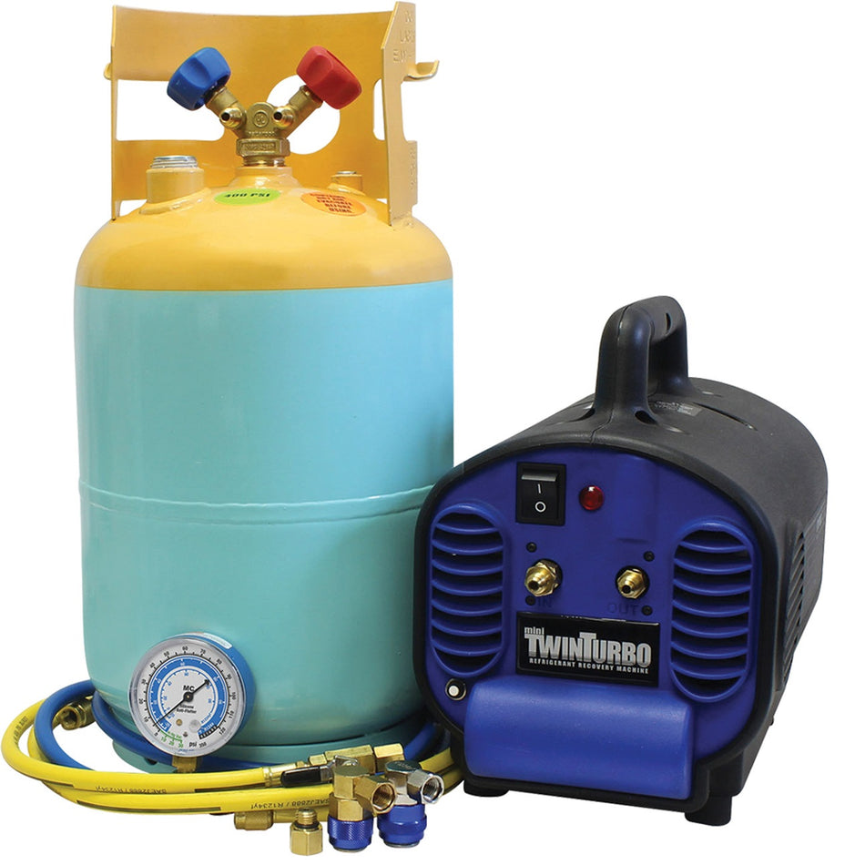 REFRIGERANT RECOVERY MACHINE FOR CONTAMINATED R134A AND R1234YF