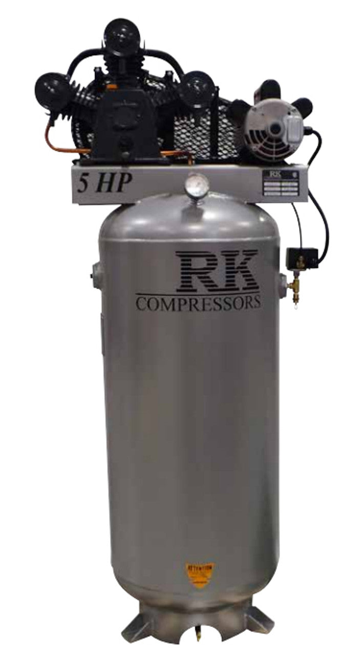 COMPRESSEUR VERTICAL 60 GALLONS RK 18,5 CFM 1 STAGE