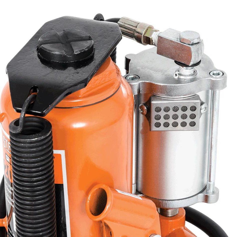 CRIC BOUTEILLE DE 20 TONNES – PNEUMATIQUE/HYDRAULIQUE – ROBUSTE