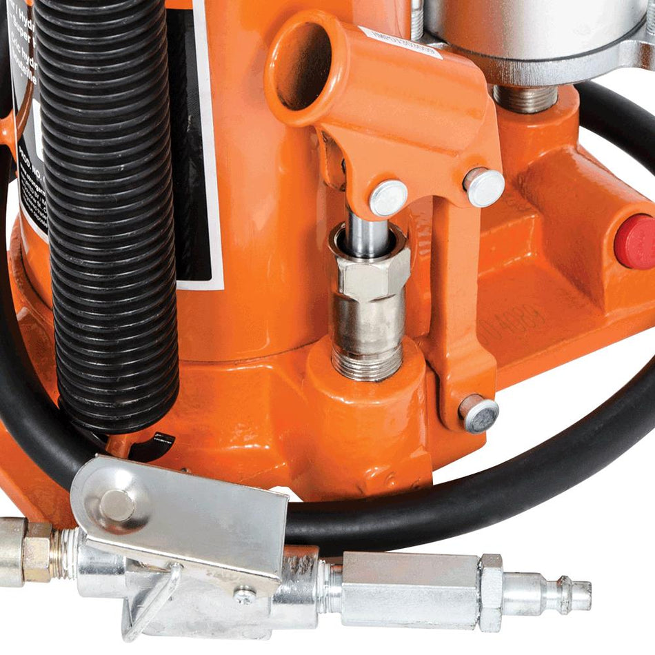 CRIC BOUTEILLE DE 20 TONNES – PNEUMATIQUE/HYDRAULIQUE – ROBUSTE