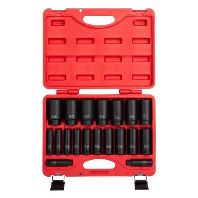 LONG SOCKET SET 1/2" (19 PIECES)