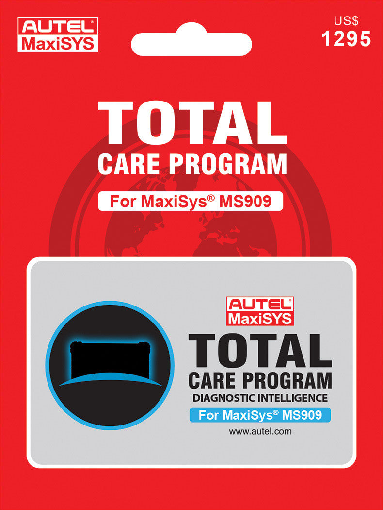 MISE À JOUR ET GARANTIE 12 MOIS POUR AUTEL MS909 "TOTAL CARE"