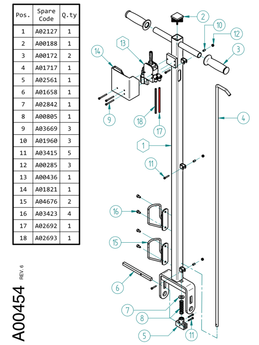 POIGNÉES EN CAOUTCHOUC POUR YAK215N