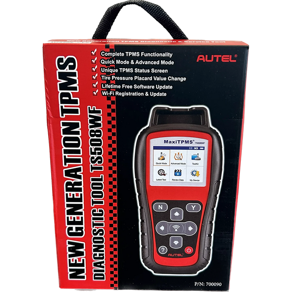 AUTEL TS508 TPMS TOOL WITH 10 SENSORS AND OBDII