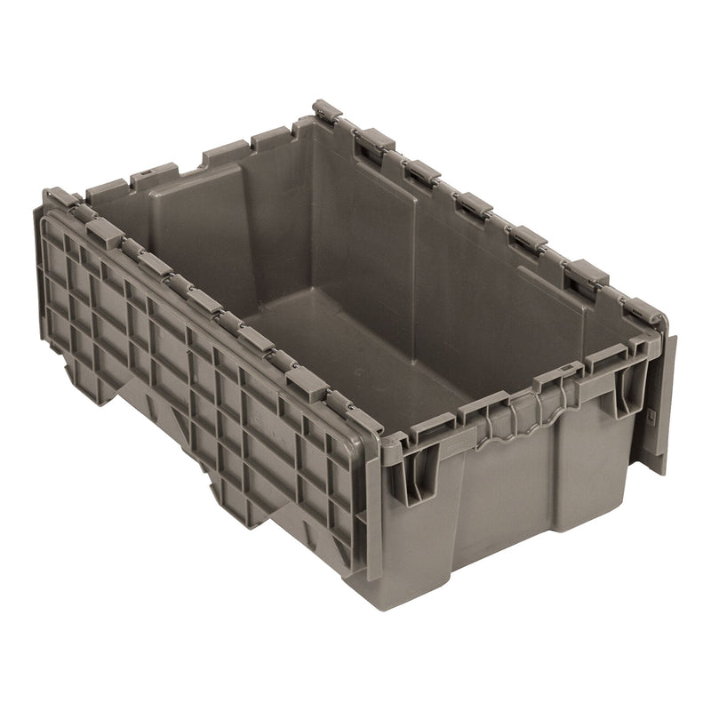 ATTACHED-TOP DISTRIBUTION CONTAINER