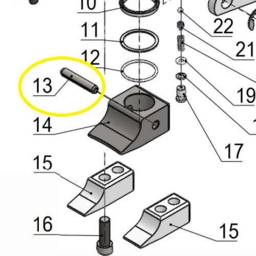 ROLL PIN FOR ESCO BEAD BREAKER 10613