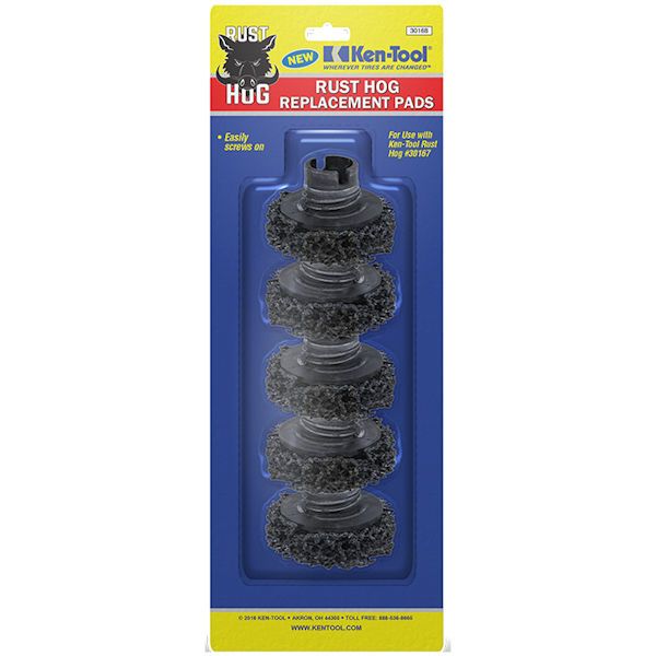 KEN-TOOL "RUST HOG" REPLACEMENT PAD SET - 5/BOX