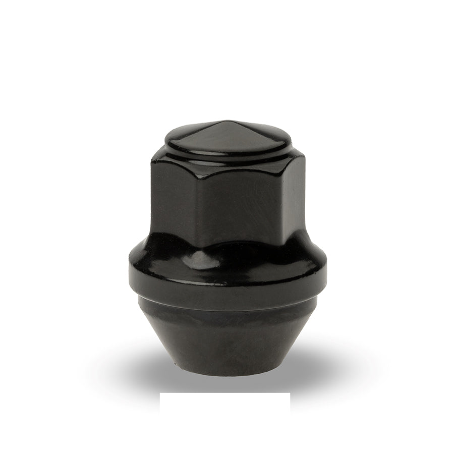 BLACK CHROME NUT - M14 X 1.5MM EX: 21MM (287B)