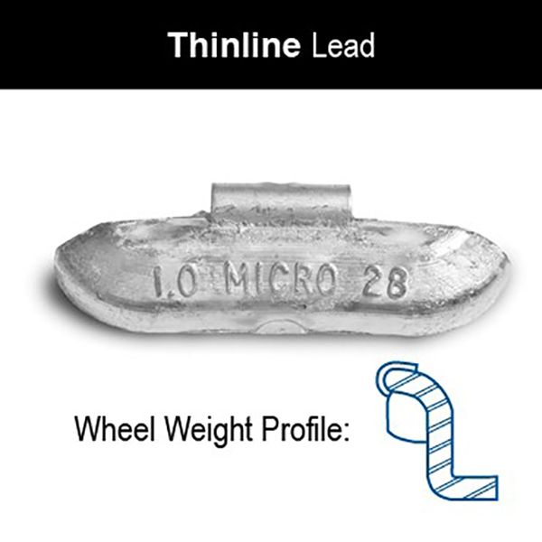 5.00 OZ T (REG) WHEEL WEIGHTS - 25/BOX