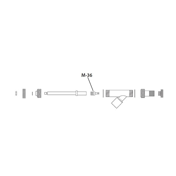 ADAPTATEUR D'INTÉRIEUR DE VALVE M-36 POUR VALVE DE CALCIUM (54530)