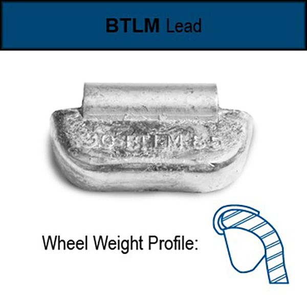 14.00 OZ BTLM (I7) WHEEL WEIGHTS - 10/BOX