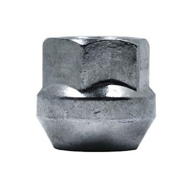 CHROME NUTS 12 X 1.25 21MM OPEN END BULGE