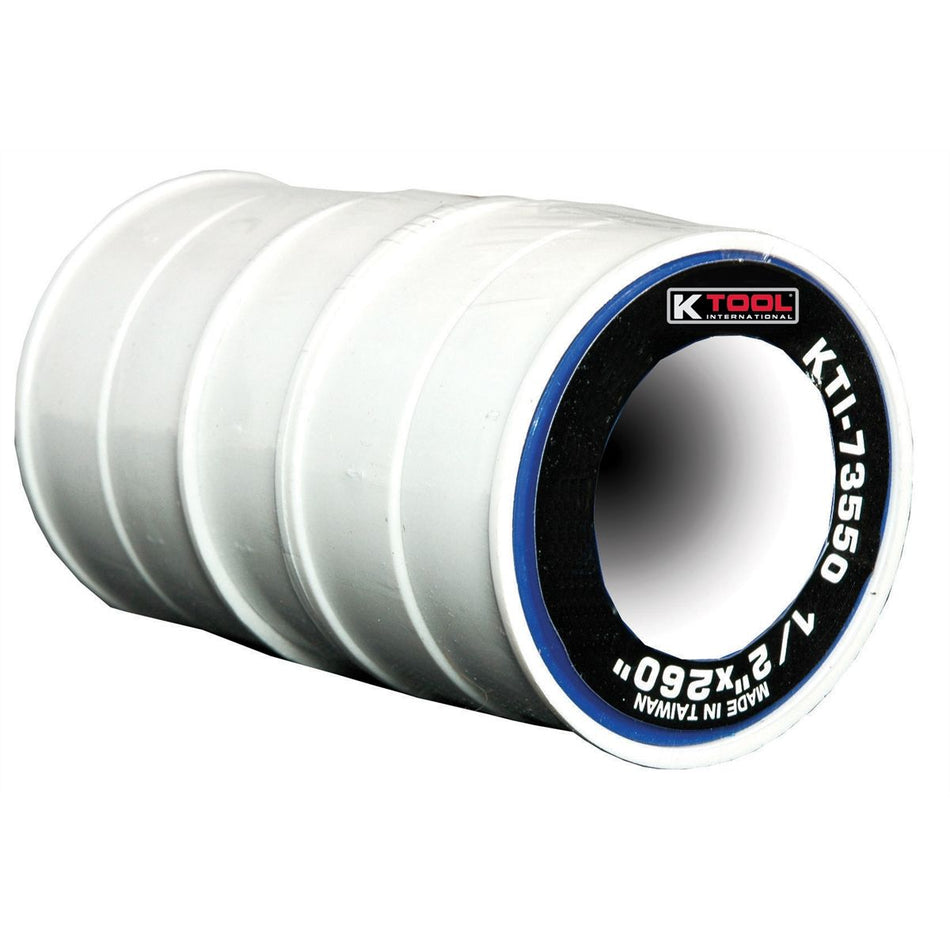 PIPE SEALING TAPE - 5 ROLLS OF 260'