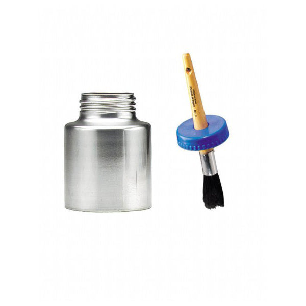 ALUMINUM DISPENSER W/BLUE LID