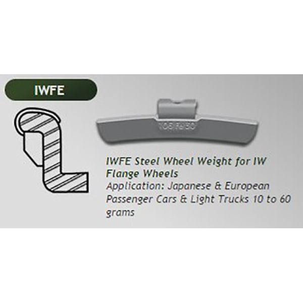 40G IWFE (IAWS) WHEEL WEIGHTS - 25/BOX