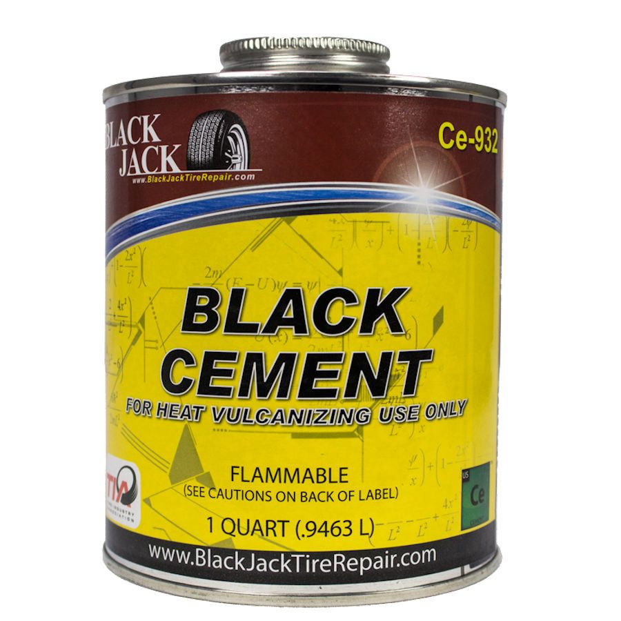 COLLE NOIRE POUR RÉPARATION DE PNEU BLACKJACK (32OZ)