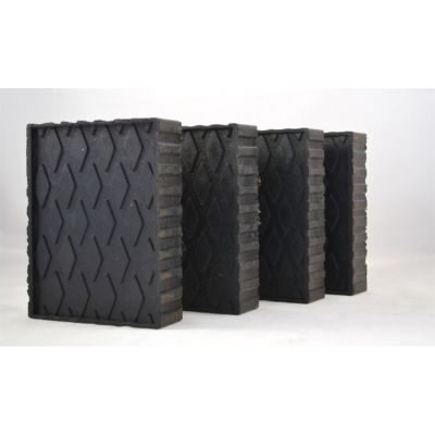 RUBBER PADS - 6-1/2" x 4-3/4" x 1-1/2" - 4/BOX