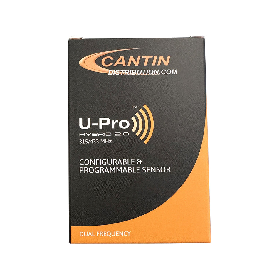 U-PRO CANTIN TPMS SENSOR WITH RUBBER VALVE (315/433MHZ)