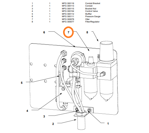 OILER FOR SATSIM 300078