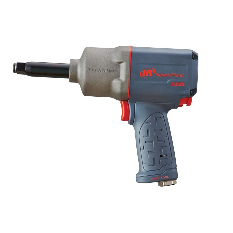 1/2" LONG INGERSOLL RAND TITANIUM PNEUMATIC IMPACT WRENCH (SILENCER)