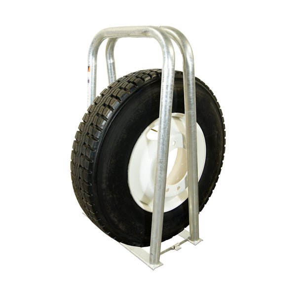 GALVANIZED 2-BAR WIDE-BASE PORTABLE INFLATION CAGE