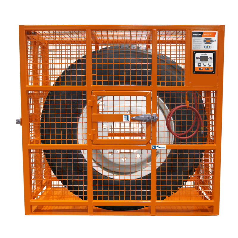 AUTOMATIC HD TIRE INFLATION SAFETY CAGE 78°° OD