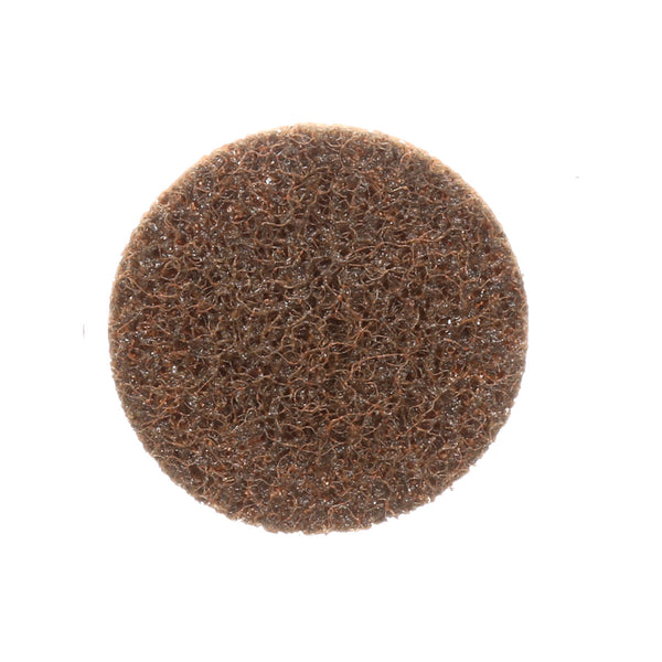 SCOTCH-BRITE ROLOC SURFACE CONDITIONING PADS 2" COARSE GRIT BROWN