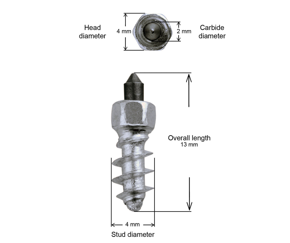 SCREW STUDS 11MM - 200/BOX