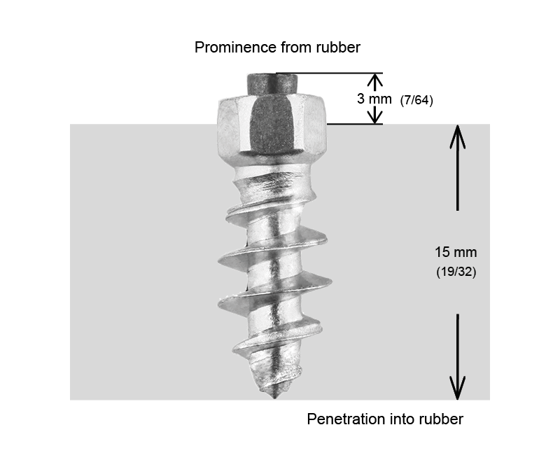 SCREW STUDS 18MM - 150/BOX