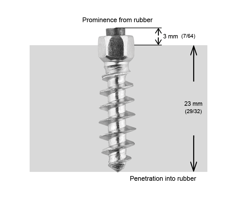 IGRIP 25MM SCREW STUDS - 1000/BOX