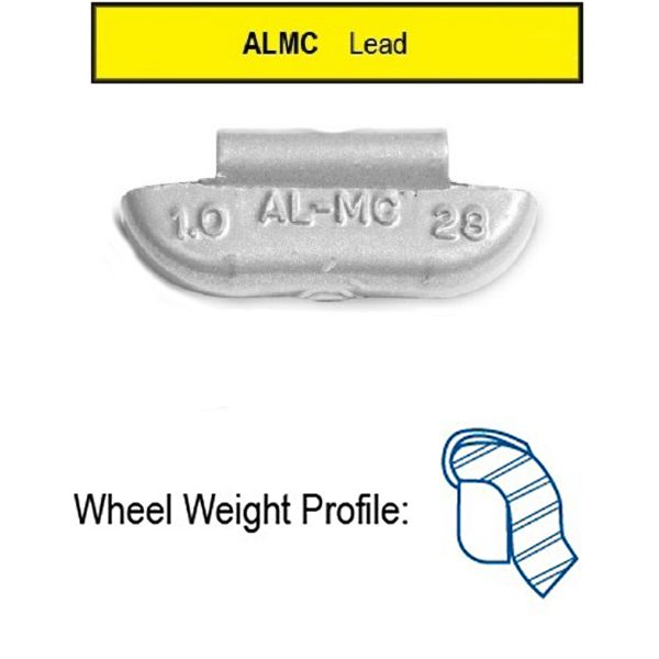 2.50 OZ ALMC (MC) WHEEL WEIGHTS - 50/BOX