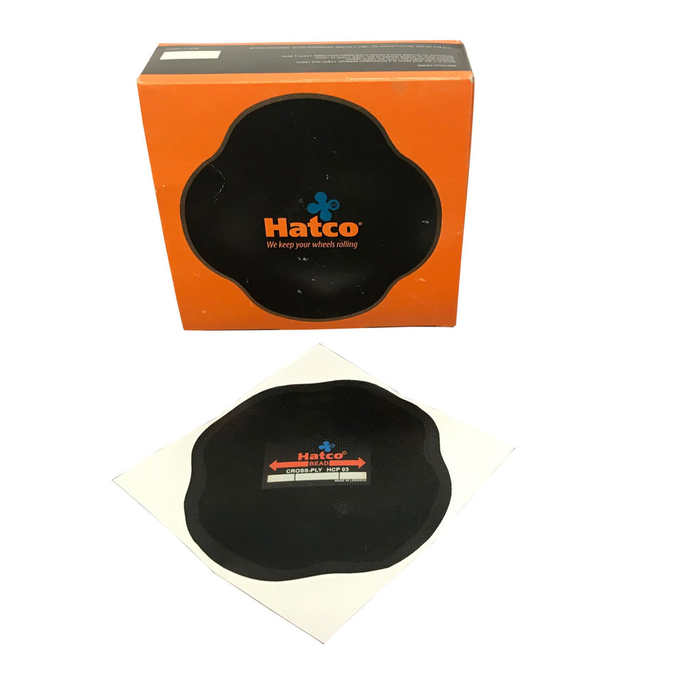 HATCO BIAS PATCHES 4" (2 PLY) - 10/BOX (1004103)