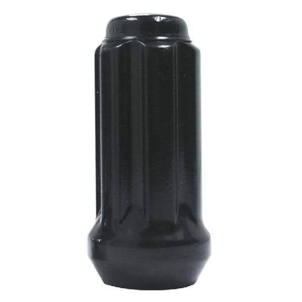 BLACK 6 SPLINE CLOSE END BULGE SEAT M14 X 1.50 (50MM LENGTH)